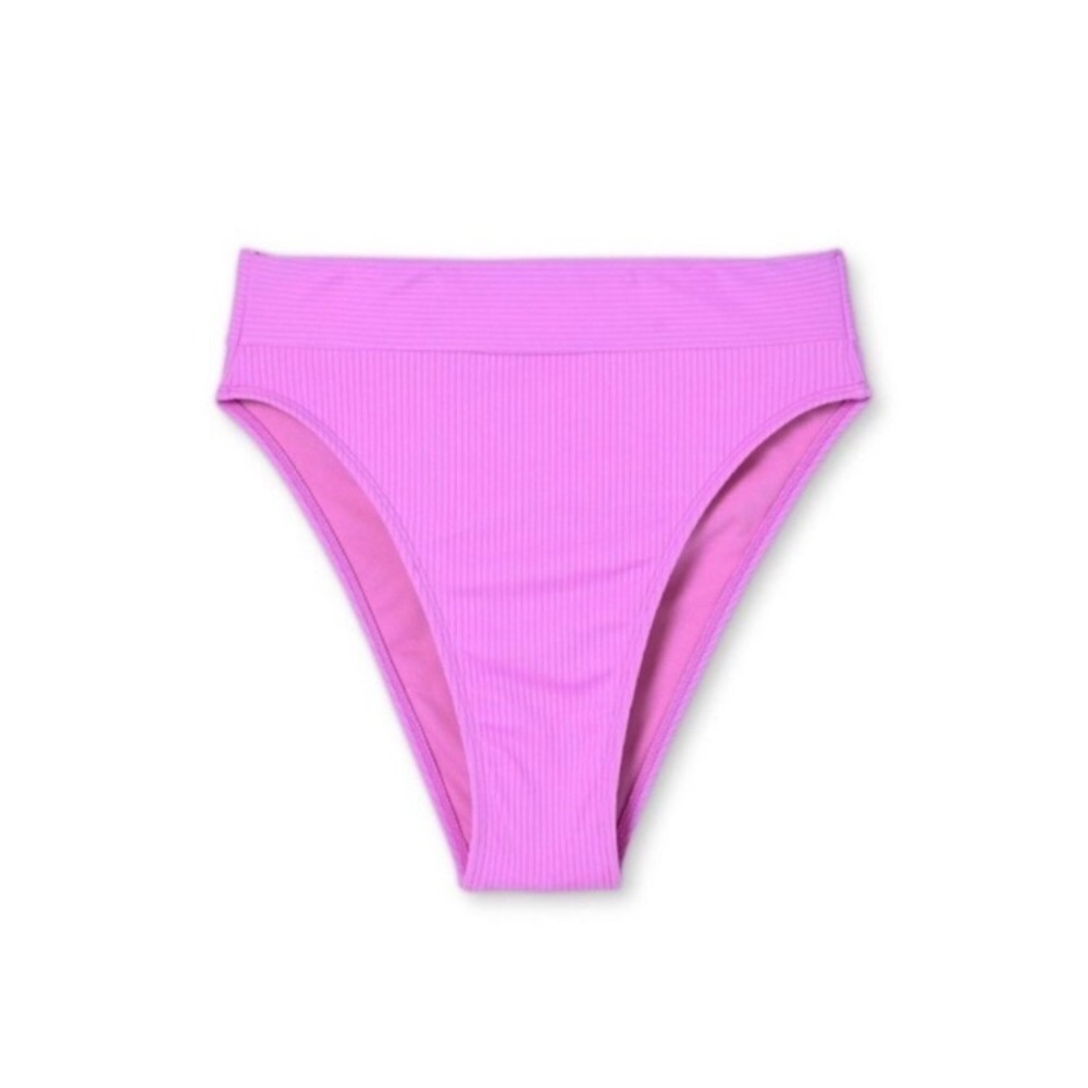 Set Stoney Clover Lane X Target Bright Purple Ribbed Bikini Bottom Ss. — image 5 of 8